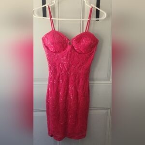 Sequin Bustier Party Dress